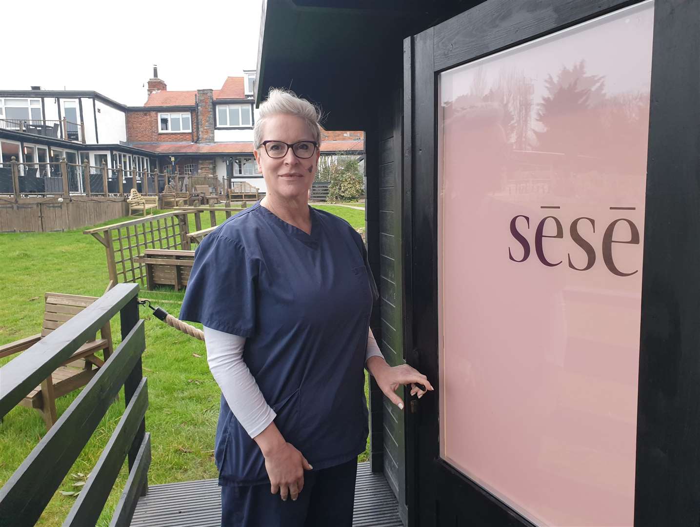 Piroska Cavell at her clinic in Whitstable