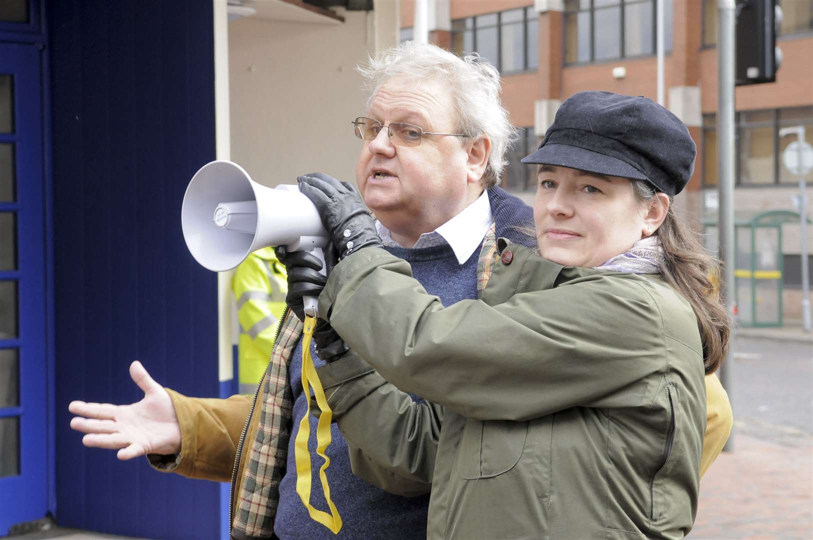 Cllr Andrew Bowles alongside Cllr Monique Bonney