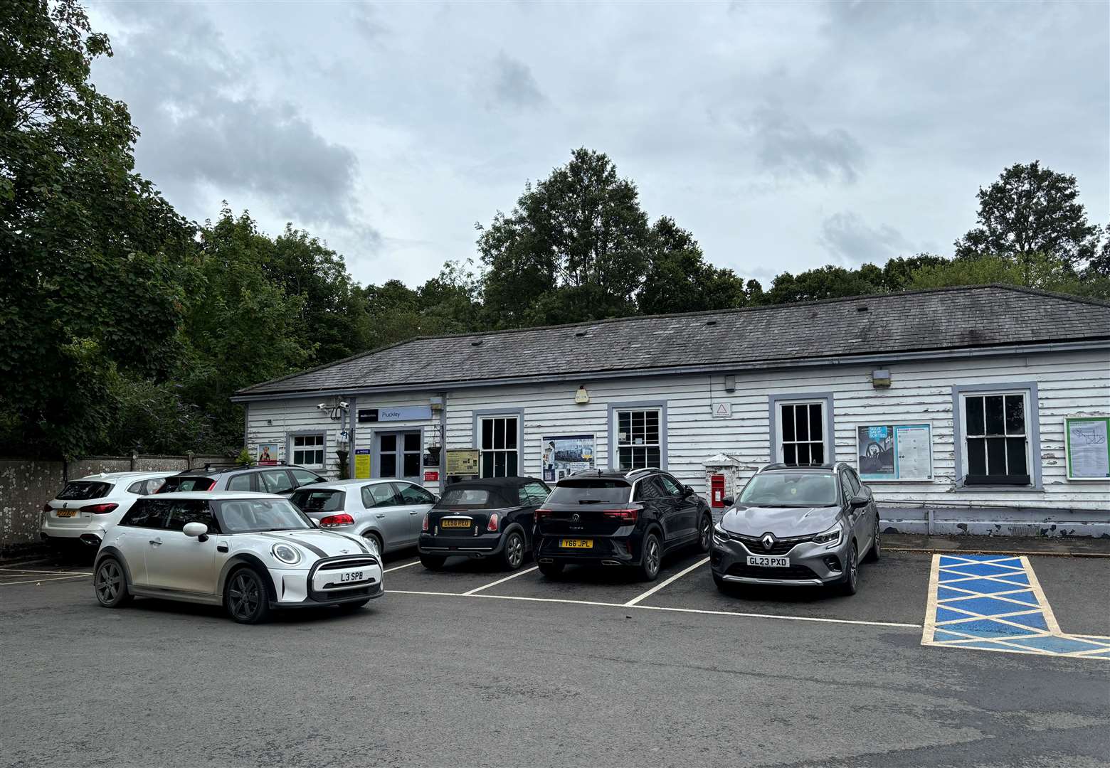 Pluckley station car park has just 50 spaces