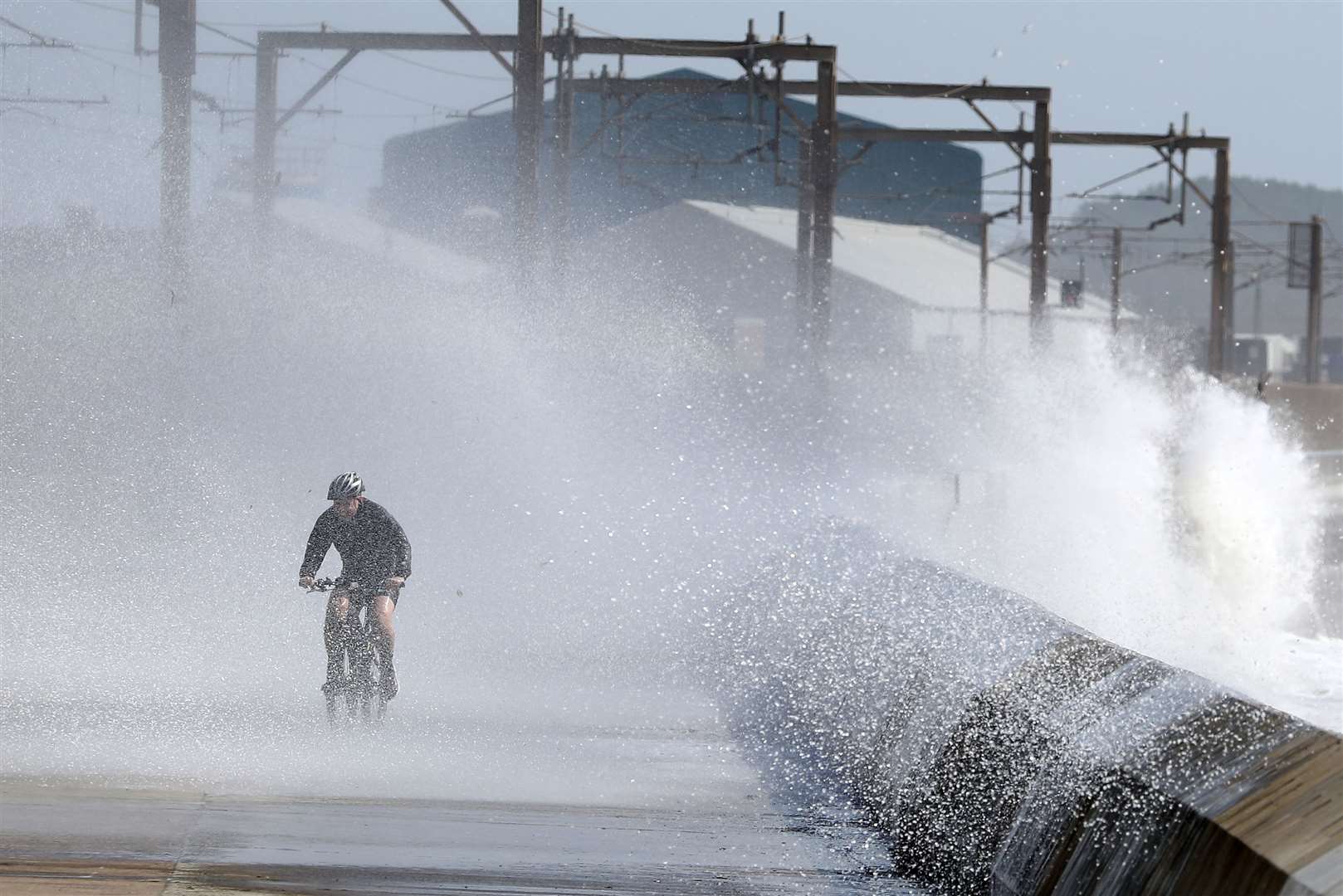 Last week Storm Ellen caused thousands of power outages and the death of a holidaymaker in west Cornwall (Andrew Milligan/PA)