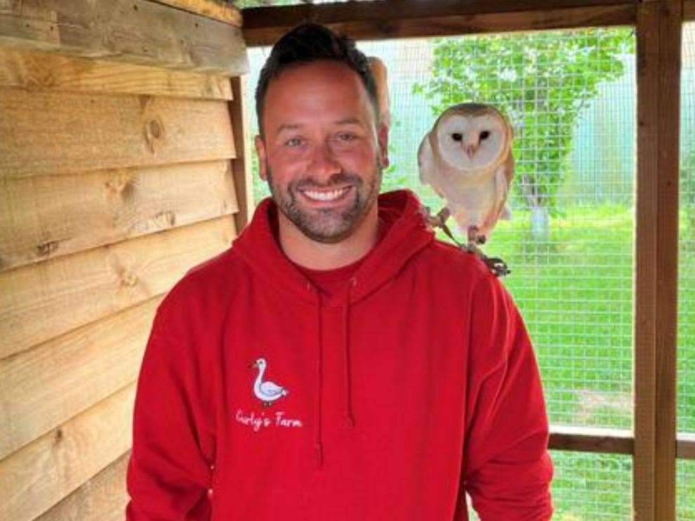 Zac Andrews, farm Manager at Curly's Farm. Picture: Curly's Farm