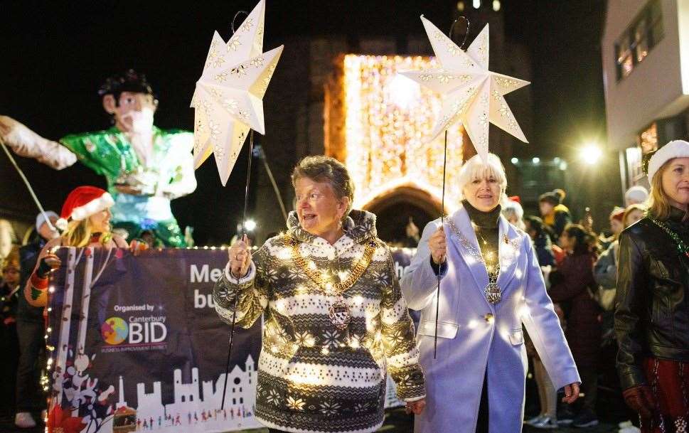 Canterbury BID puts up the Christmas lights and organises the festive parade every year