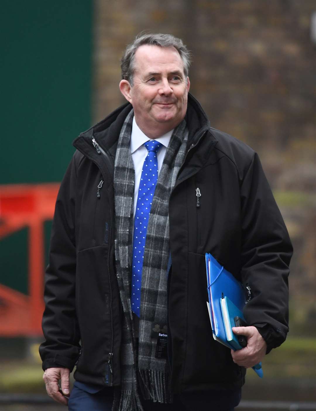 Dr Liam Fox in Downing Street (Stefan Rousseau/PA)