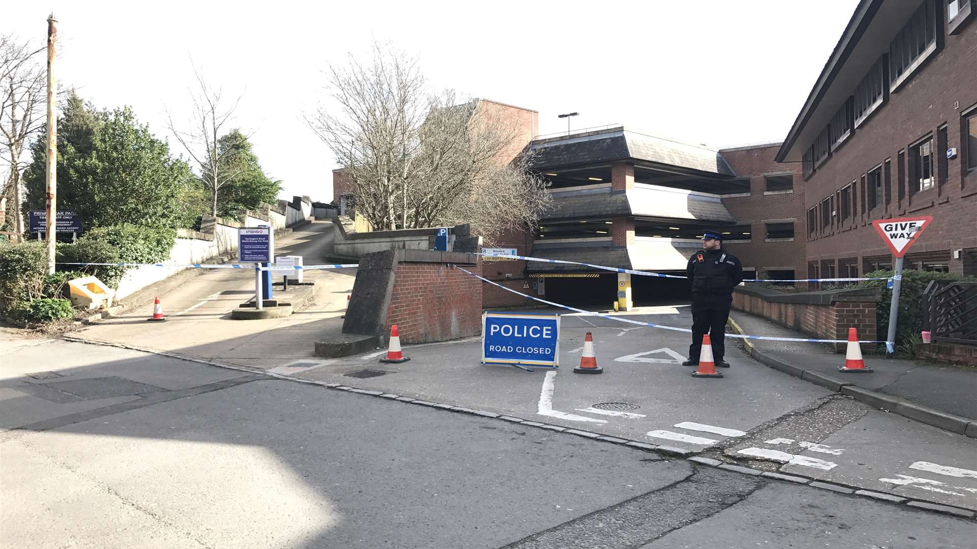 Torrington car park. Stock picture.