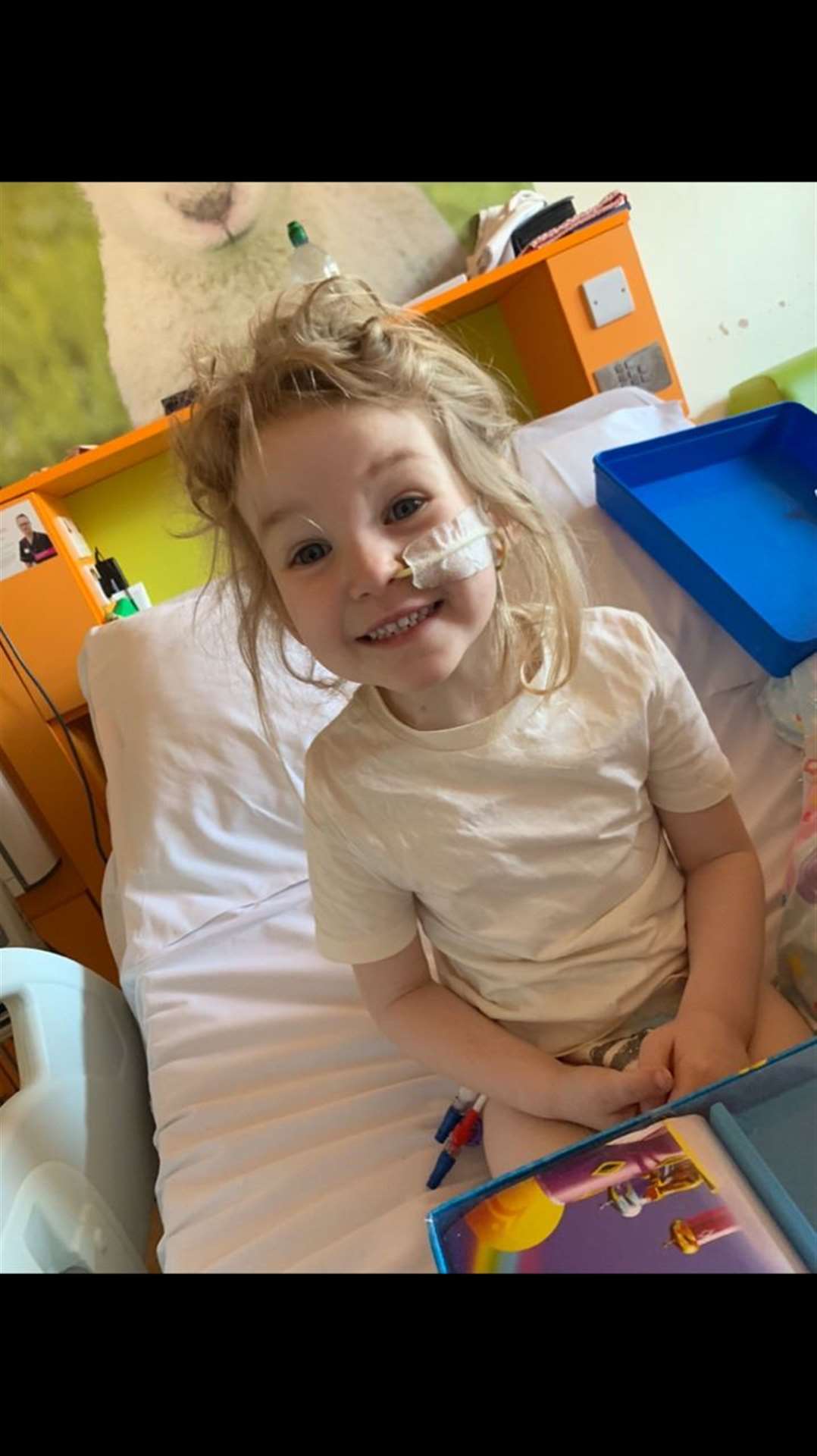 Nellie-Rose, from Maidstone has neuroblastoma, a rare and aggressive form of cancer