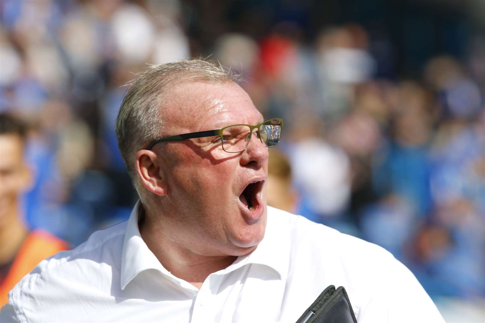 Gillingham manager Steve Evans. Picture: Andy Jones (49990669)