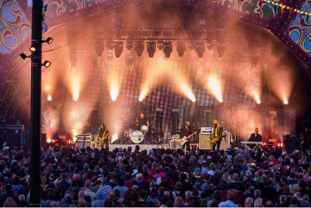 Placebo perform on the Scenic Stage at Dreamland. Picture: Katie Stokes/Dreamland Margate