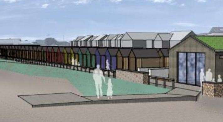 An artist's impression of the proposed Greatstone development. Picture: FHDC