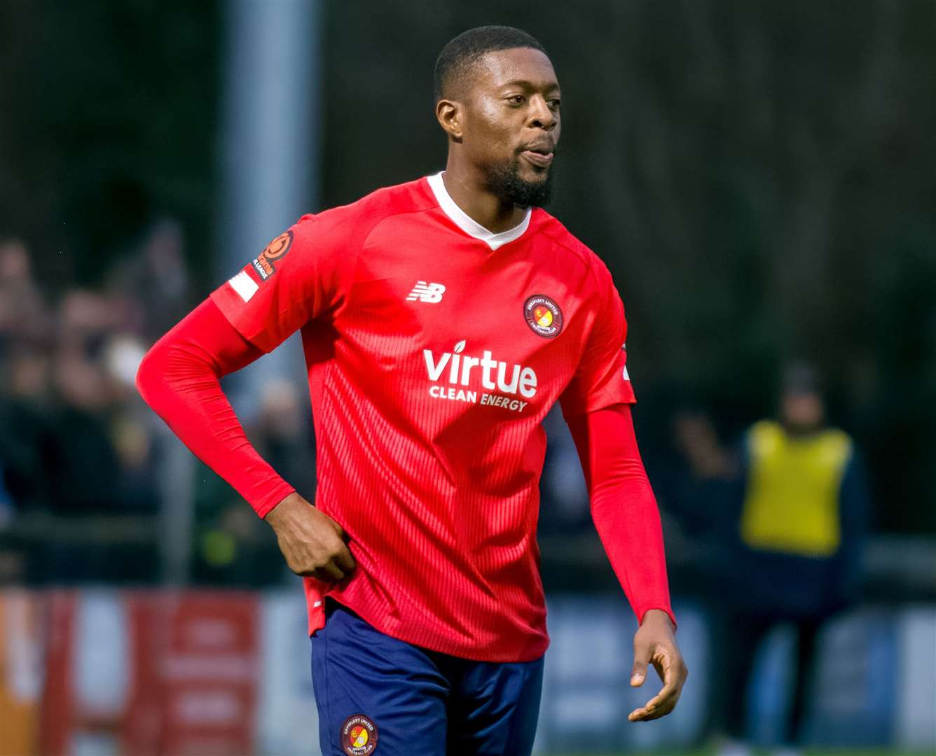 Rakish Bingham - scored a hat-trick for Ebbsfleet against Gateshead. Picture: Ed Miller/EUFC