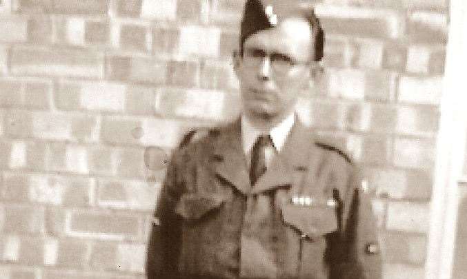 Mr Nower in his wartime years. Picture courtesy of the Nower family