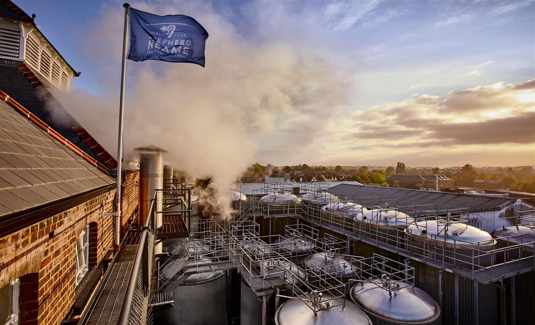 The Shepherd Neame brewery in Faversham