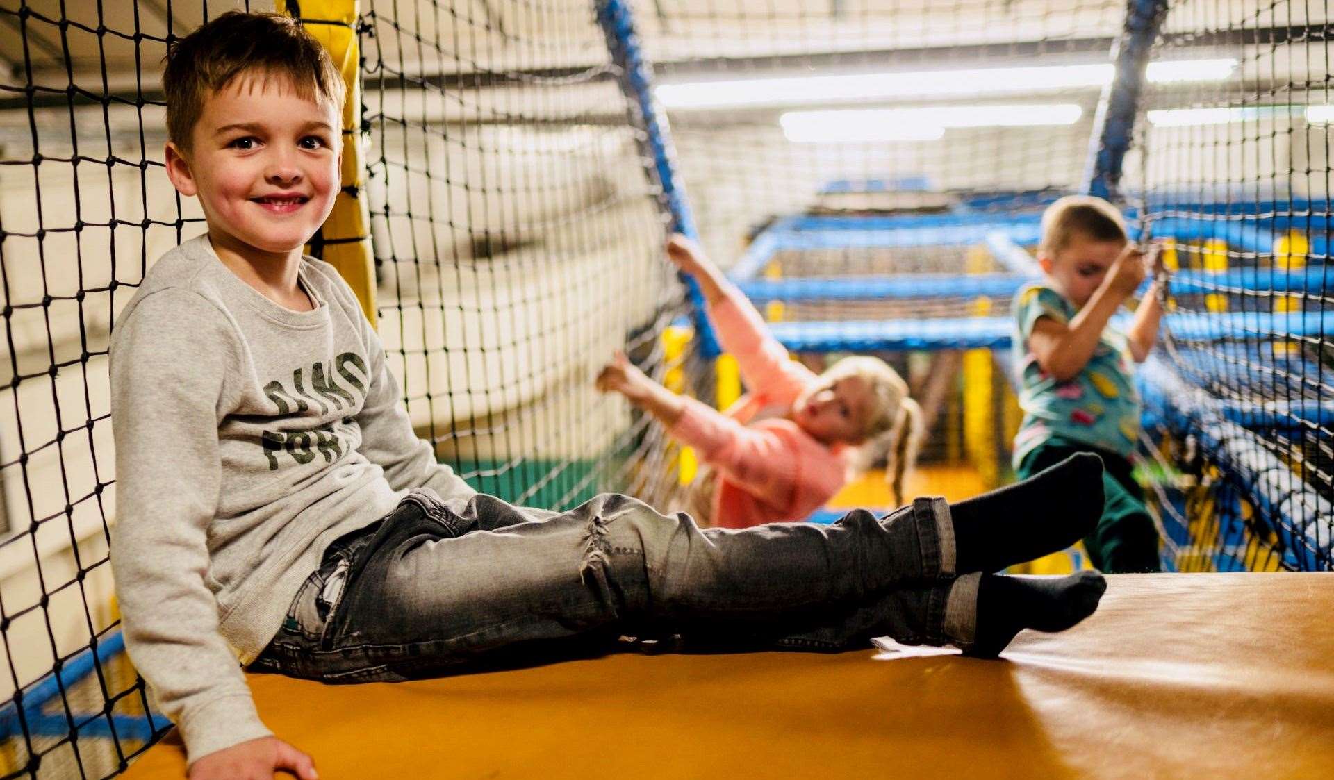 The children’s soft play area and slides at Under 1 Roof in Thanet. Picture: James Pearce