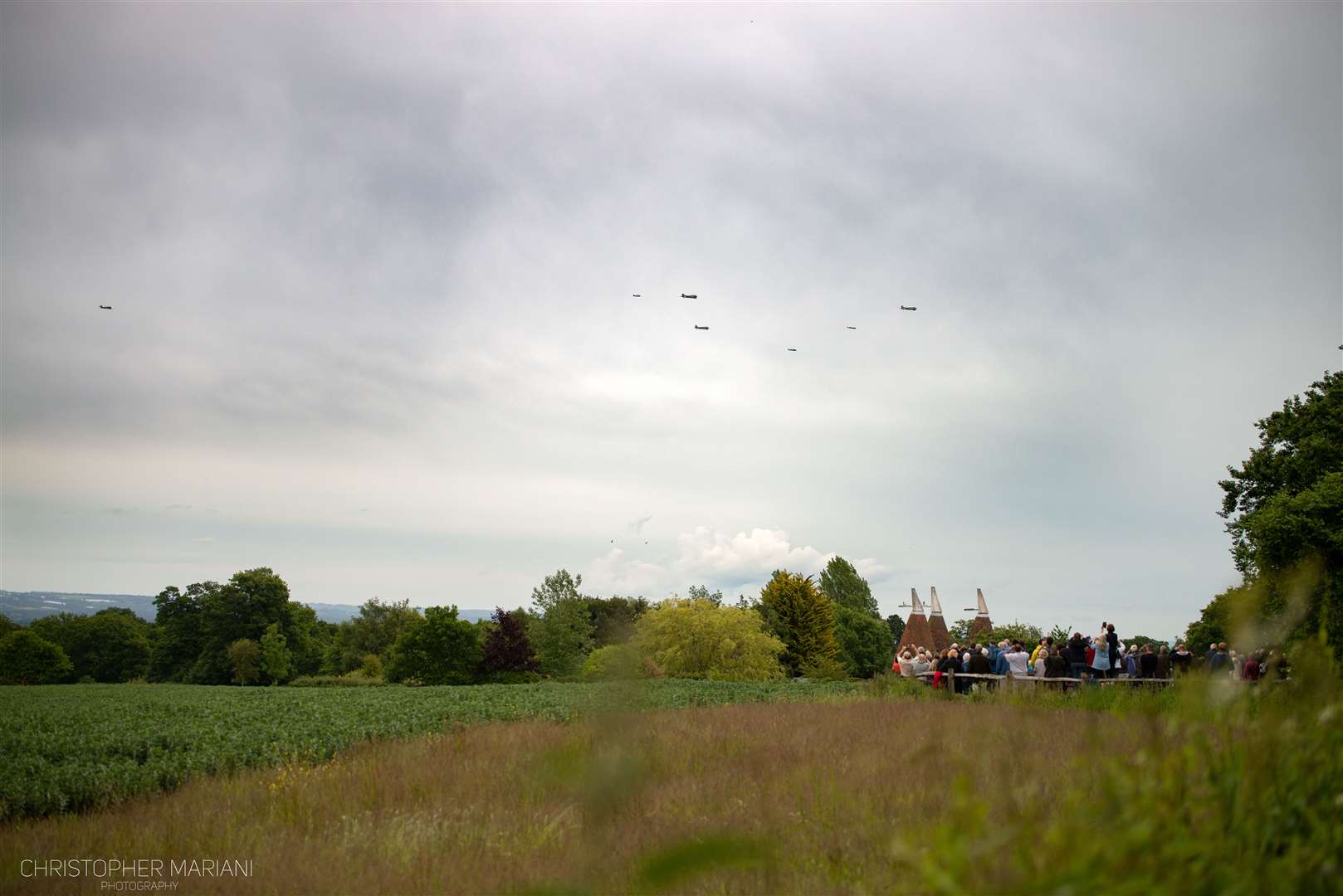 Christopher Mariani photographed Dakota planes flying over Brenchley on the 75th anniversary of D-Day (11856840)