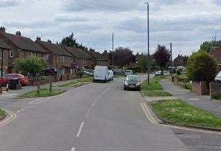 The man was arrested in Attlee Drive, Dartford. Picture: Google Street View