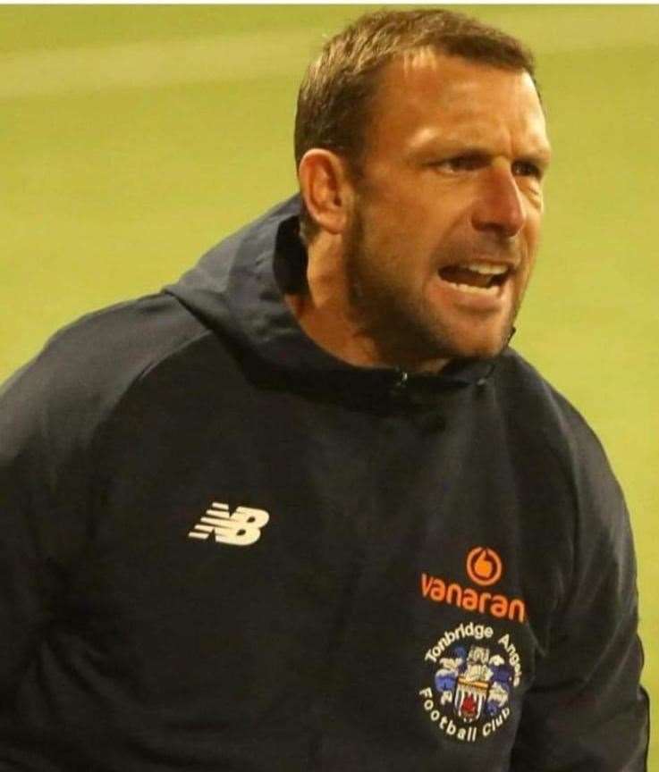 Tonbridge Angels manager Steve McKimm Picture: David Couldridge