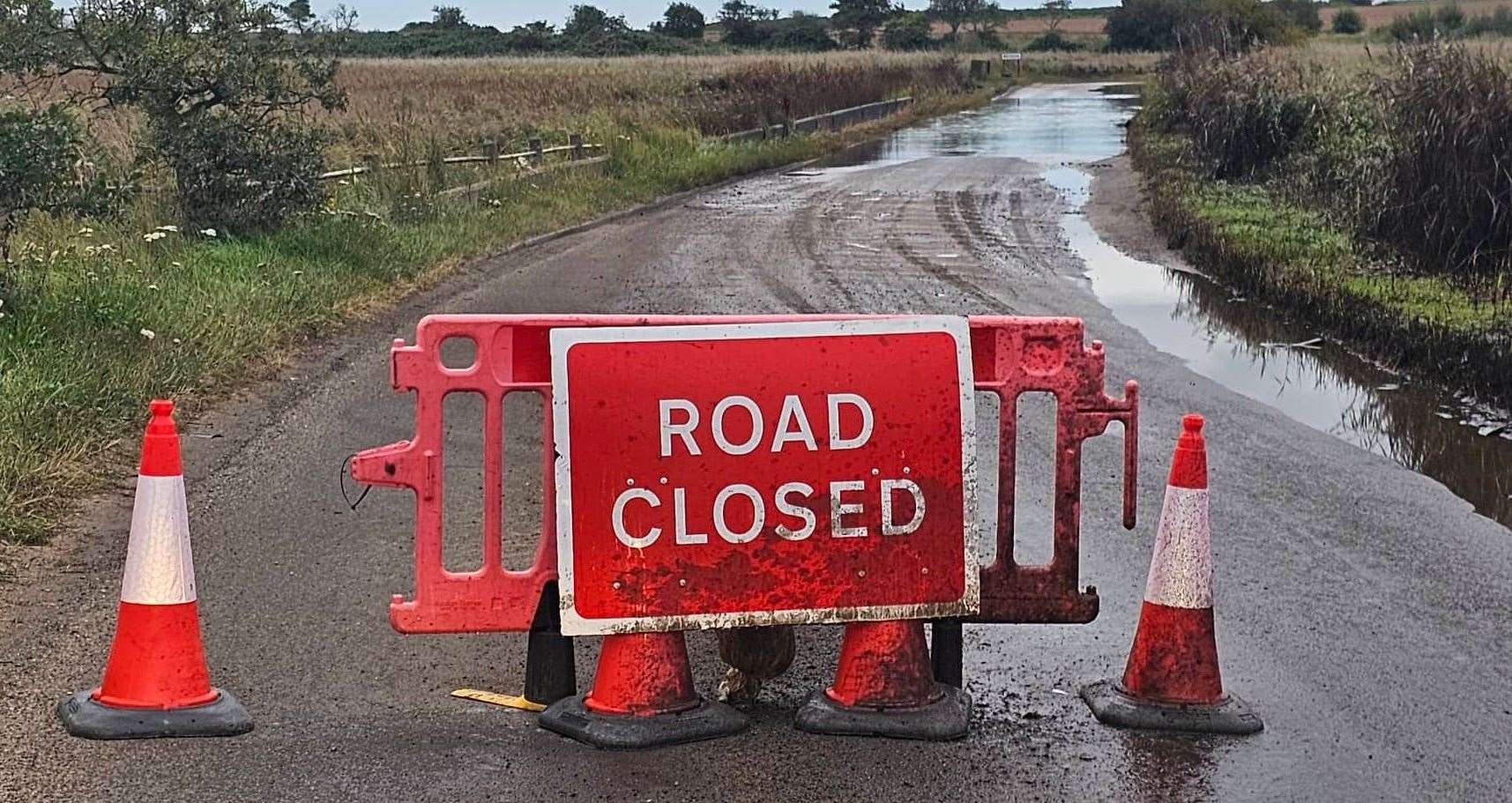 The area is plagued by road and lane closures. Stock image