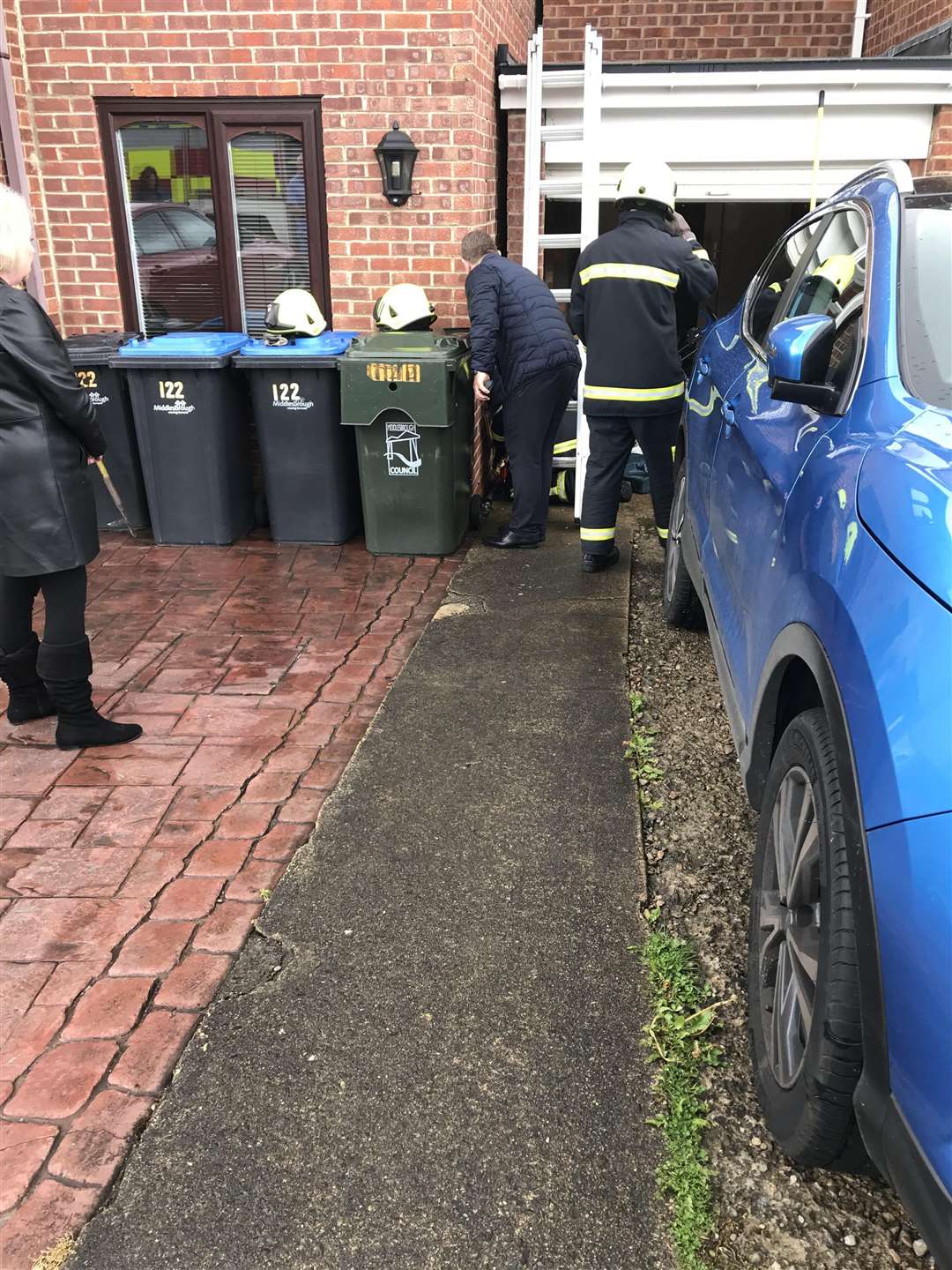 The RSPCA and firefighters teamed up for the rescue (RSPCA/PA)