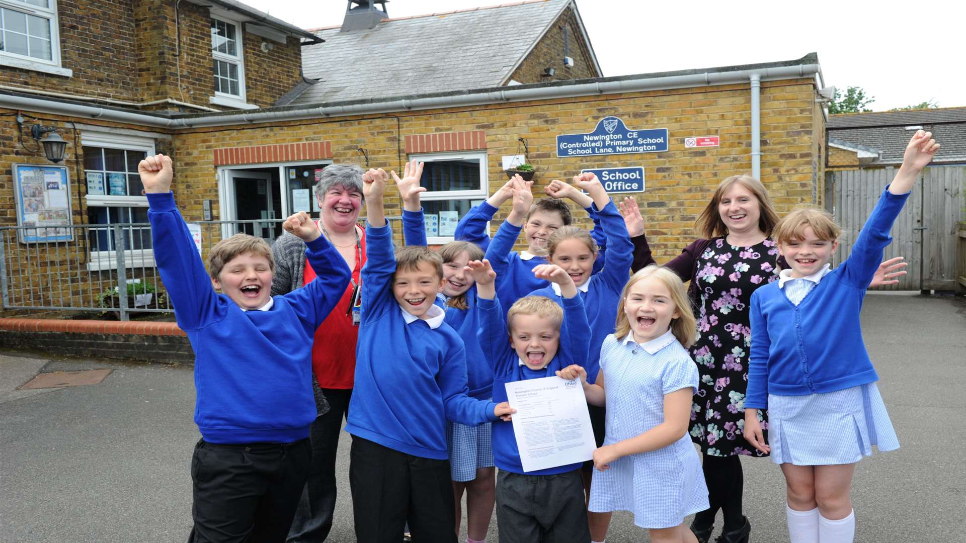 Newington Primary celebrates Ofsted recognition of two years hard work