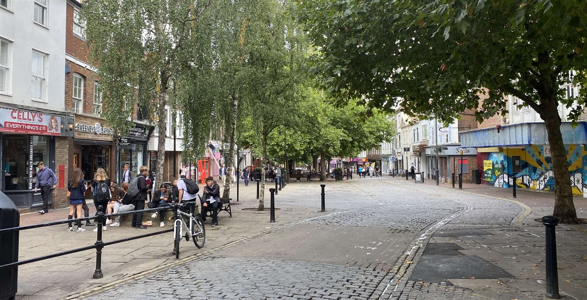 Ashford's lower high street