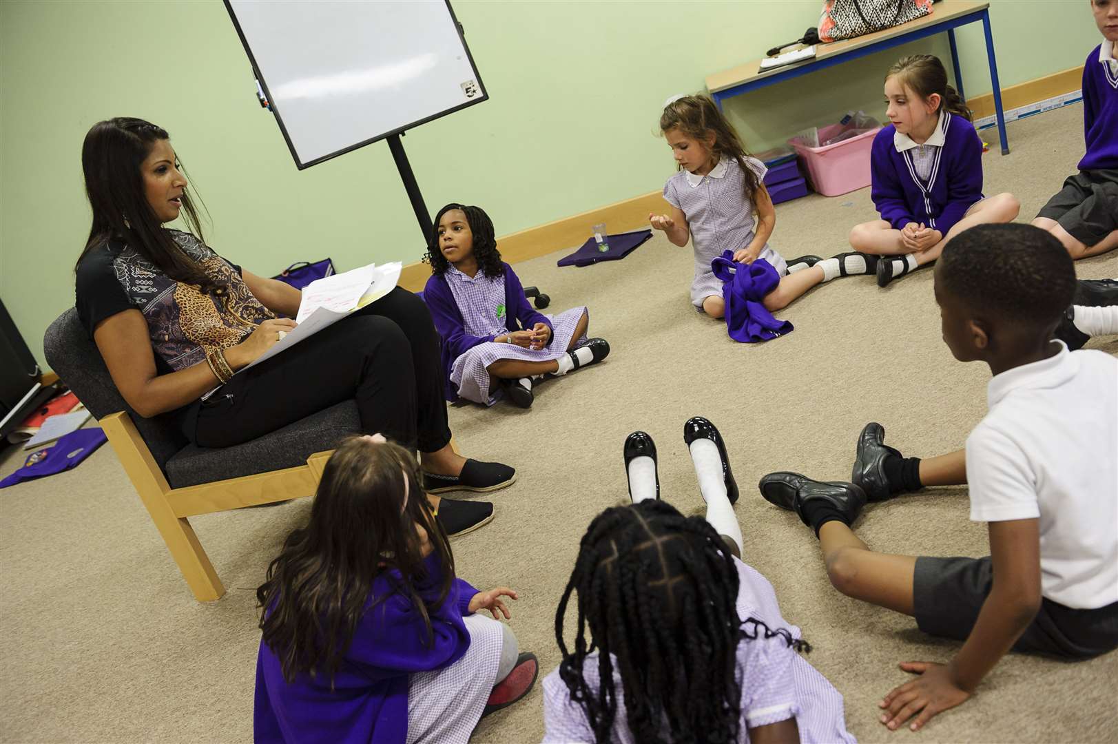 Wenda Veeramooloo runs a popular after school French club for Year 1 and 2 pupils at Dartford Bridge Community Primary School.