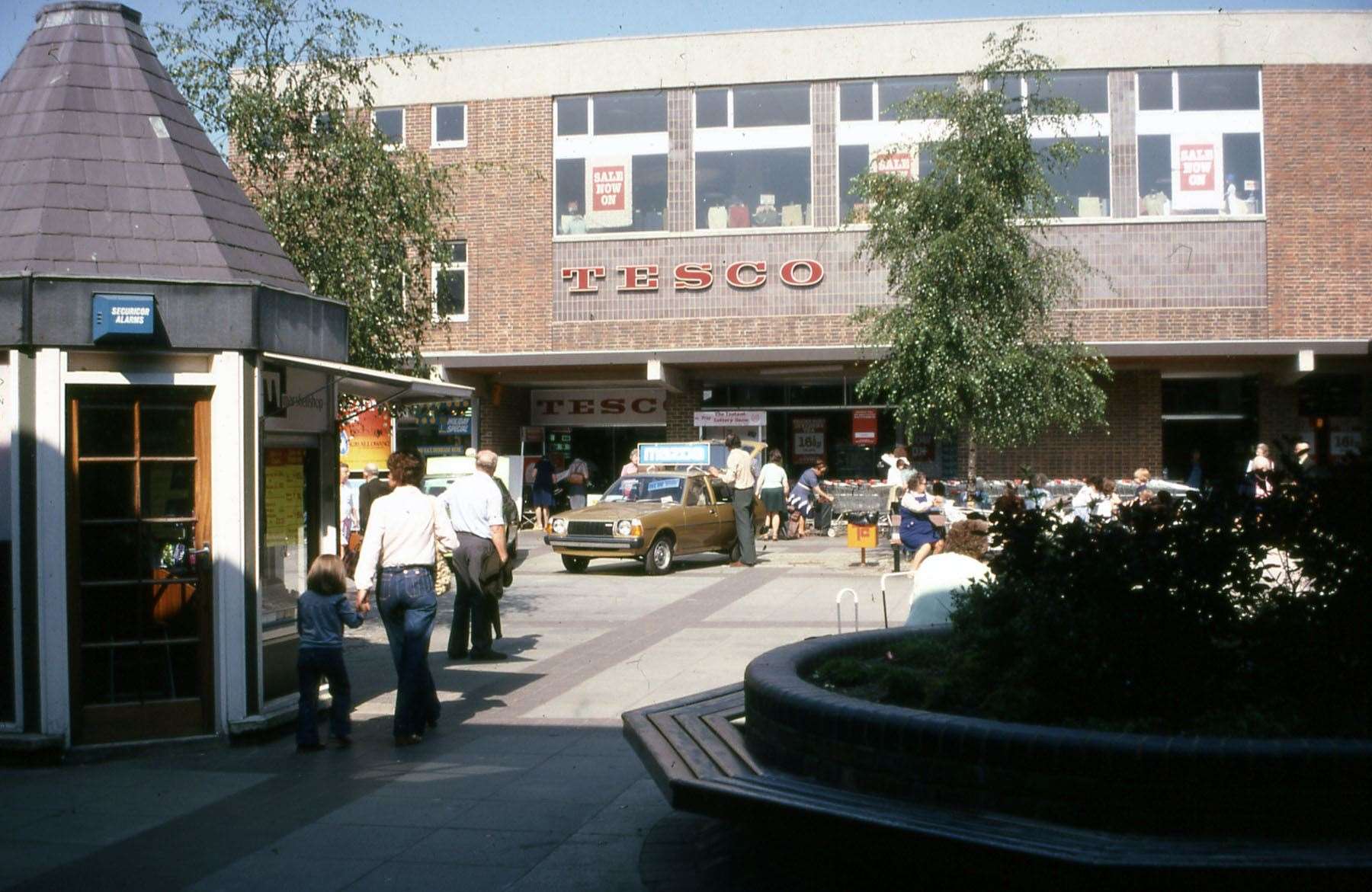 The shop once occupied a kiosk at the Tufton Centre, seen here in 1979