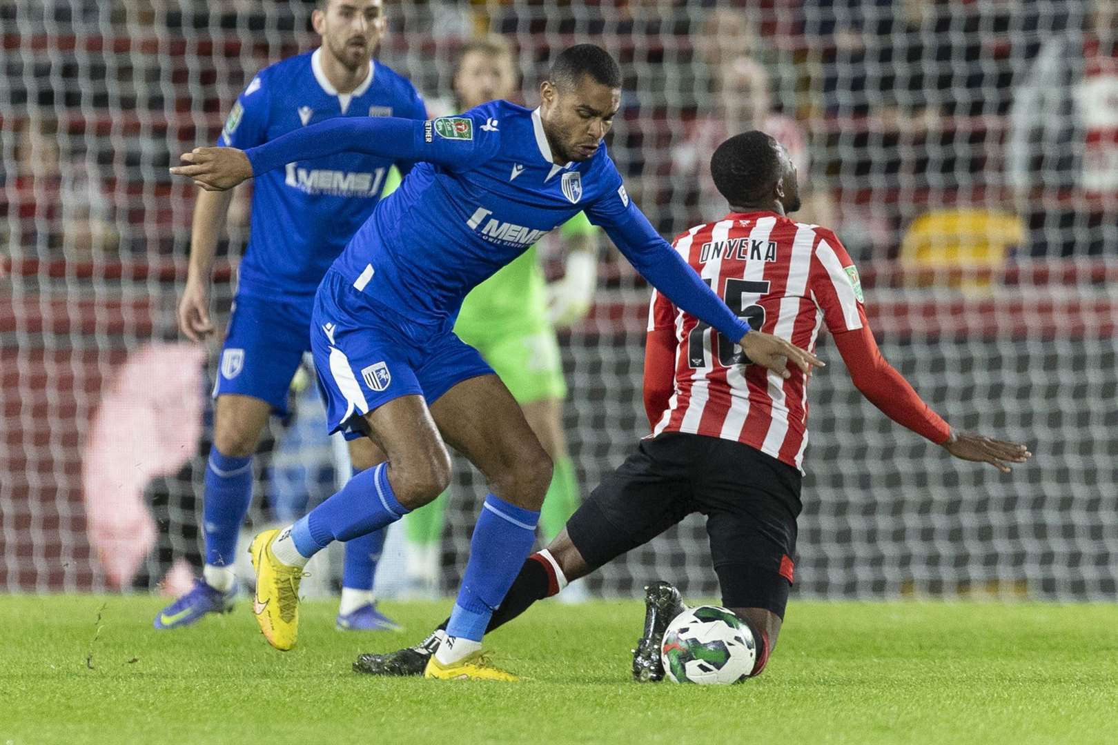 Gillingham have already faced Premier League opposition in the Carabao Cup and could meet a top-flight side in the FA Cup Picture: KPI