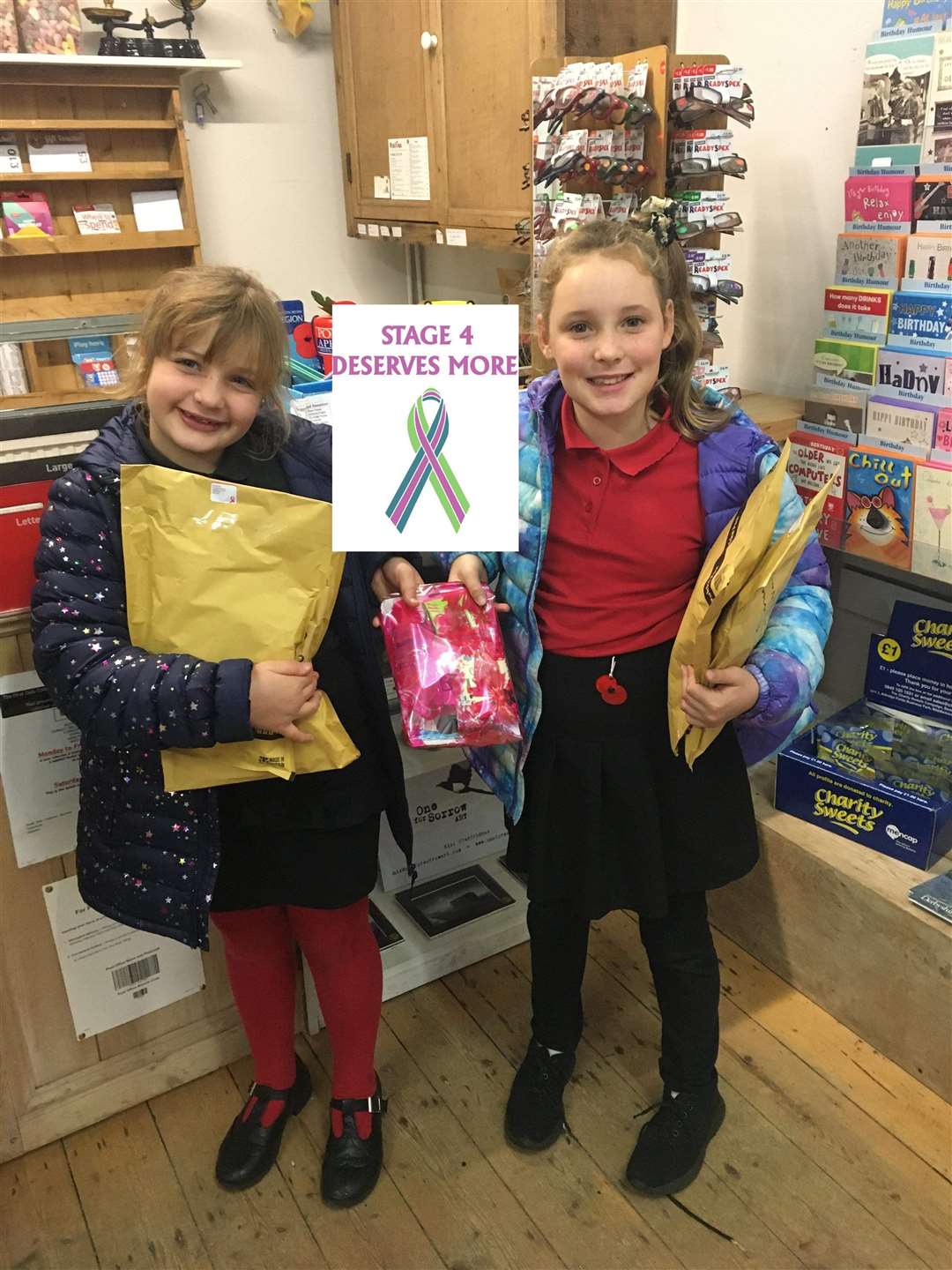 Scarlett and Ruby Ellis (left to right) (Gemma Ellis/PA).