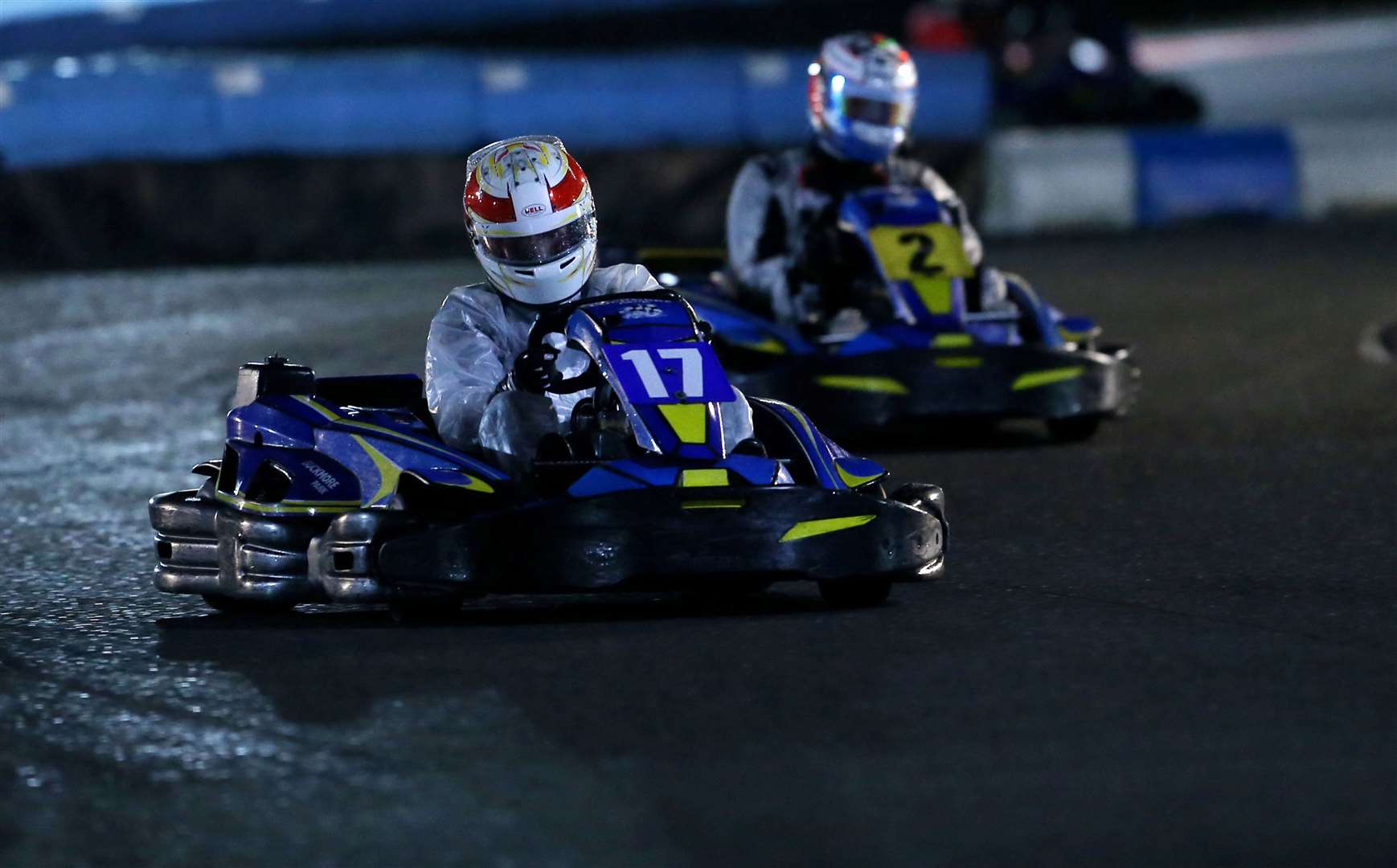 You can also book night-time racing sessions at Buckmore Park. Picture: Buckmore Park