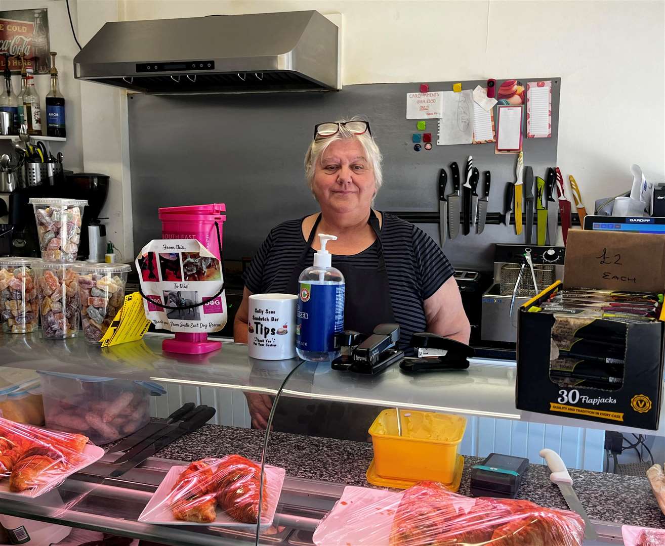 Sally Sue's Sandwich Bar in St Vincent's Road, Dartford is on the brink of closure