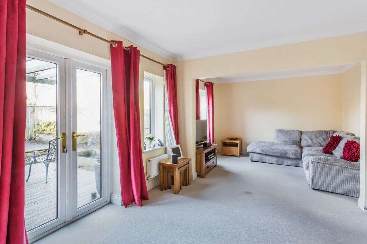 It has a spacious living area. Picture: Zoopla / Platform Property