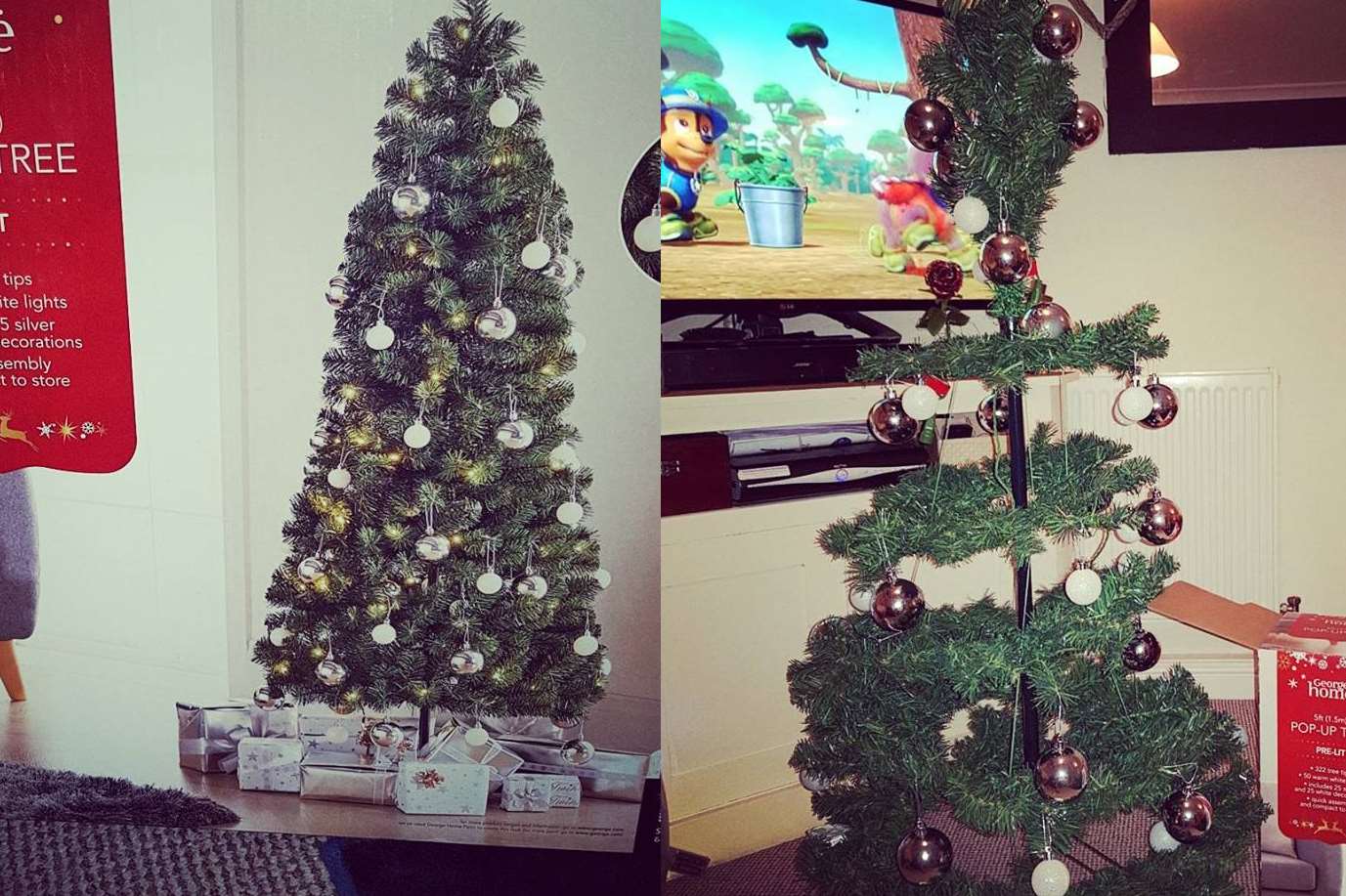 The advertised tree vs reality