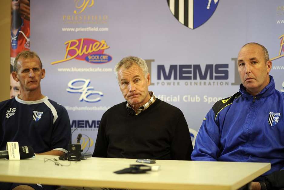 Peter Taylor took over in October 2013 and kept on Martin Allen's coaching team Picture: Barry Goodwin