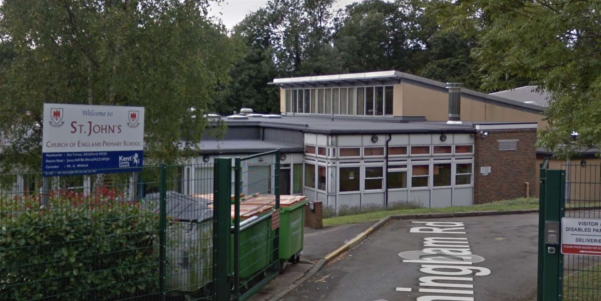 St John's Church of England Primary School, in Tunbridge Wells, has confirmed one of its students is in hospital after contracting Strep A. Picture: Google Maps