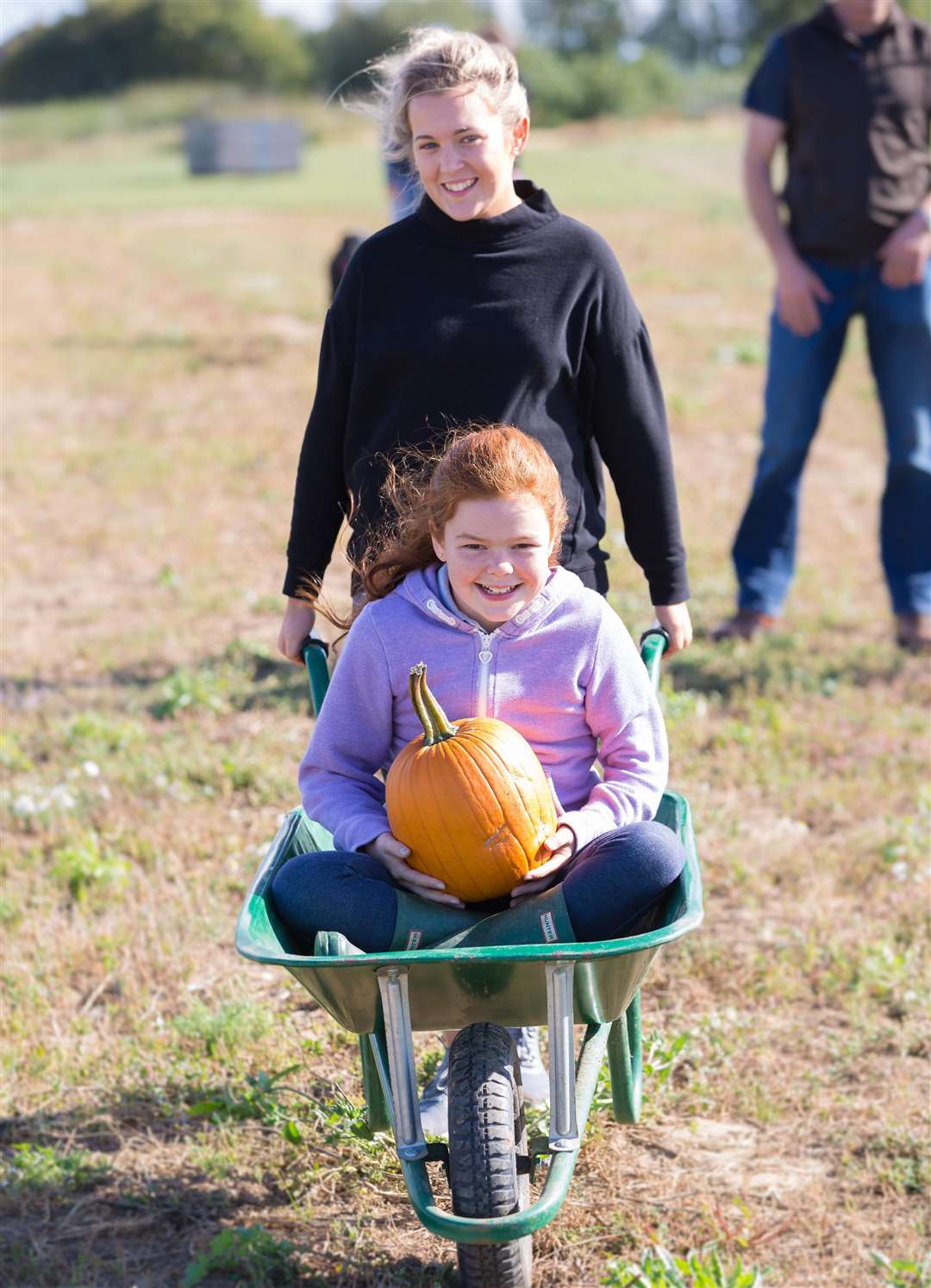 Pumpkin picking at PYO Pumpkins in Hoo Picture: Bruce Middlemiss