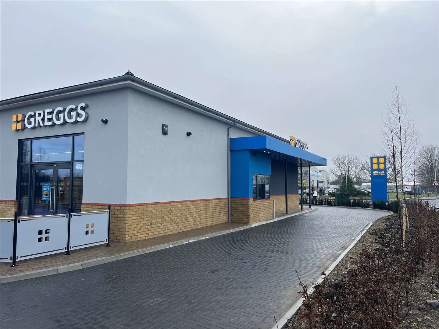 The new Greggs drive-thru in Sittingbourne. Picture: Megan Carr