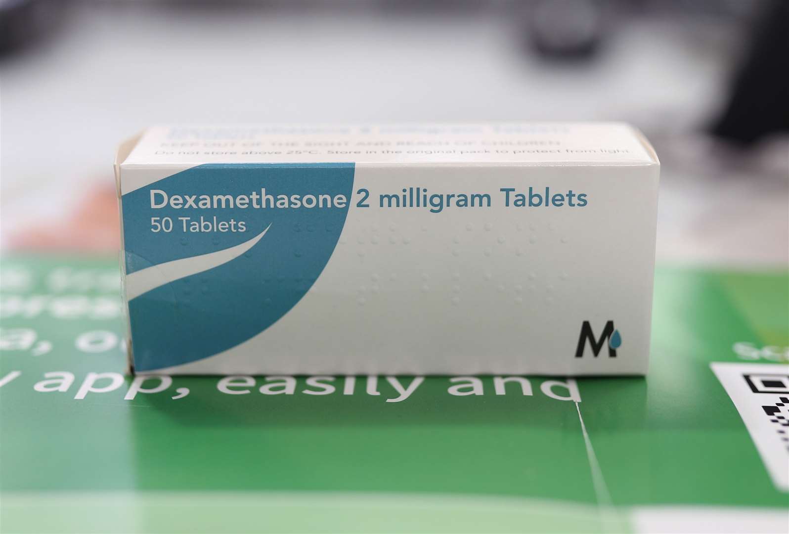 A packet of dexamethasone (Yui Mok/PA)