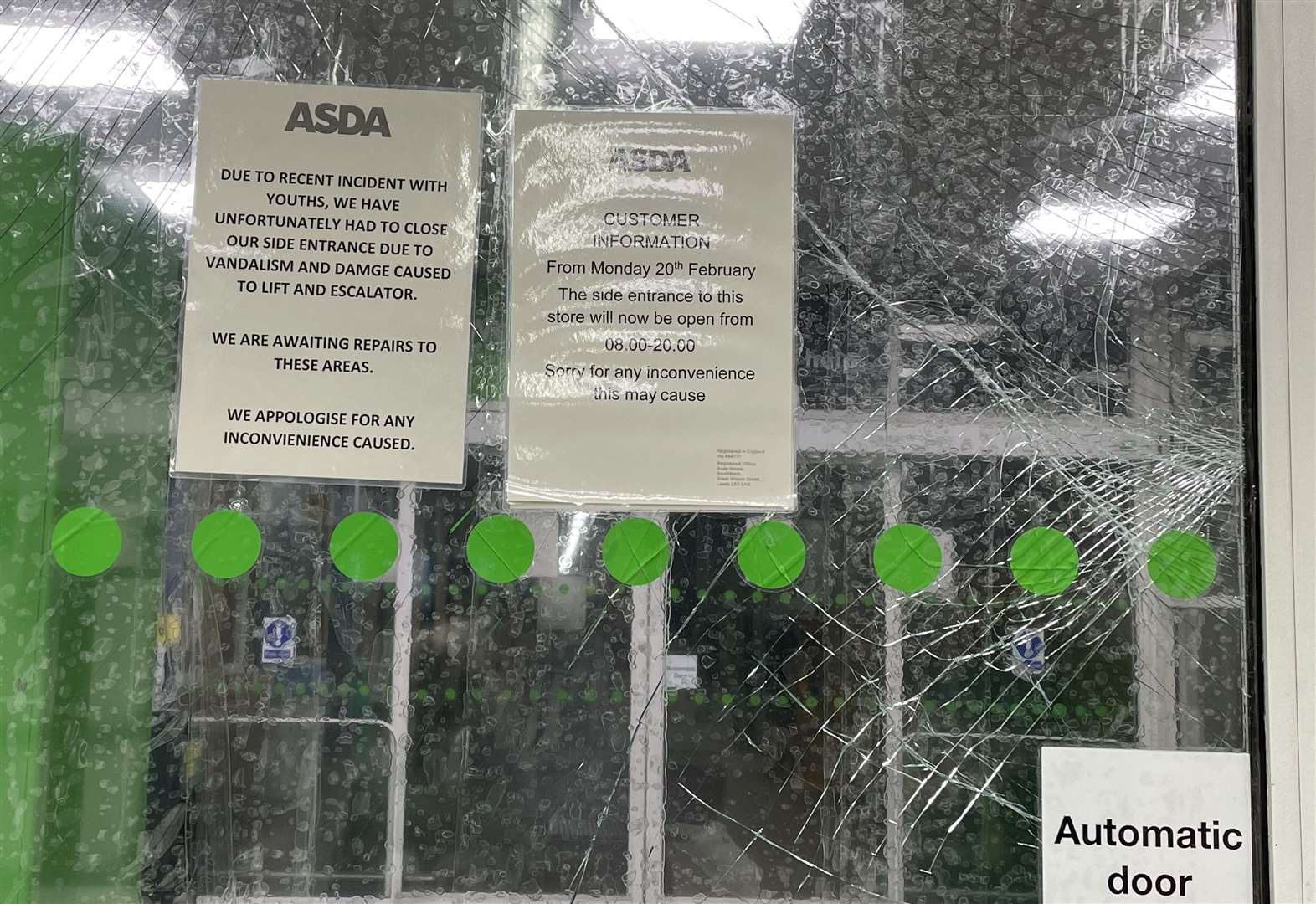 escalator-and-lift-closed-in-asda-gravesend-following-vandalism