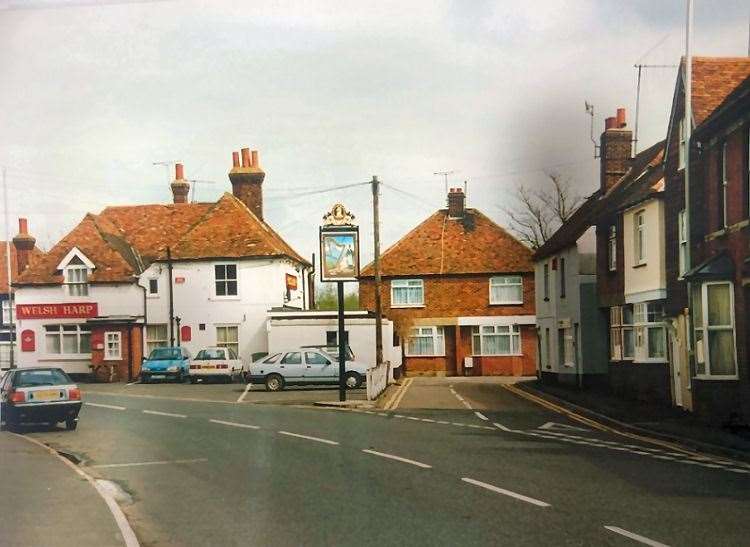 The Welsh Harp in 1982; it was turned into the Middle of the Road and was Sturry’s last surviving pub. Picture: Rory Kehoe