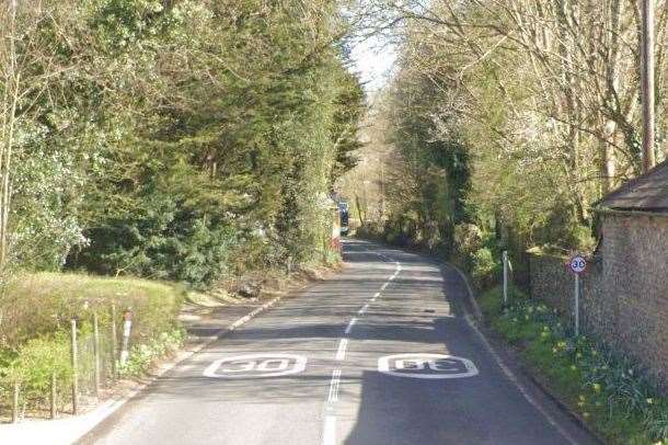 A260, Canterbury Road at Denton near Folkestone. Picture: Google