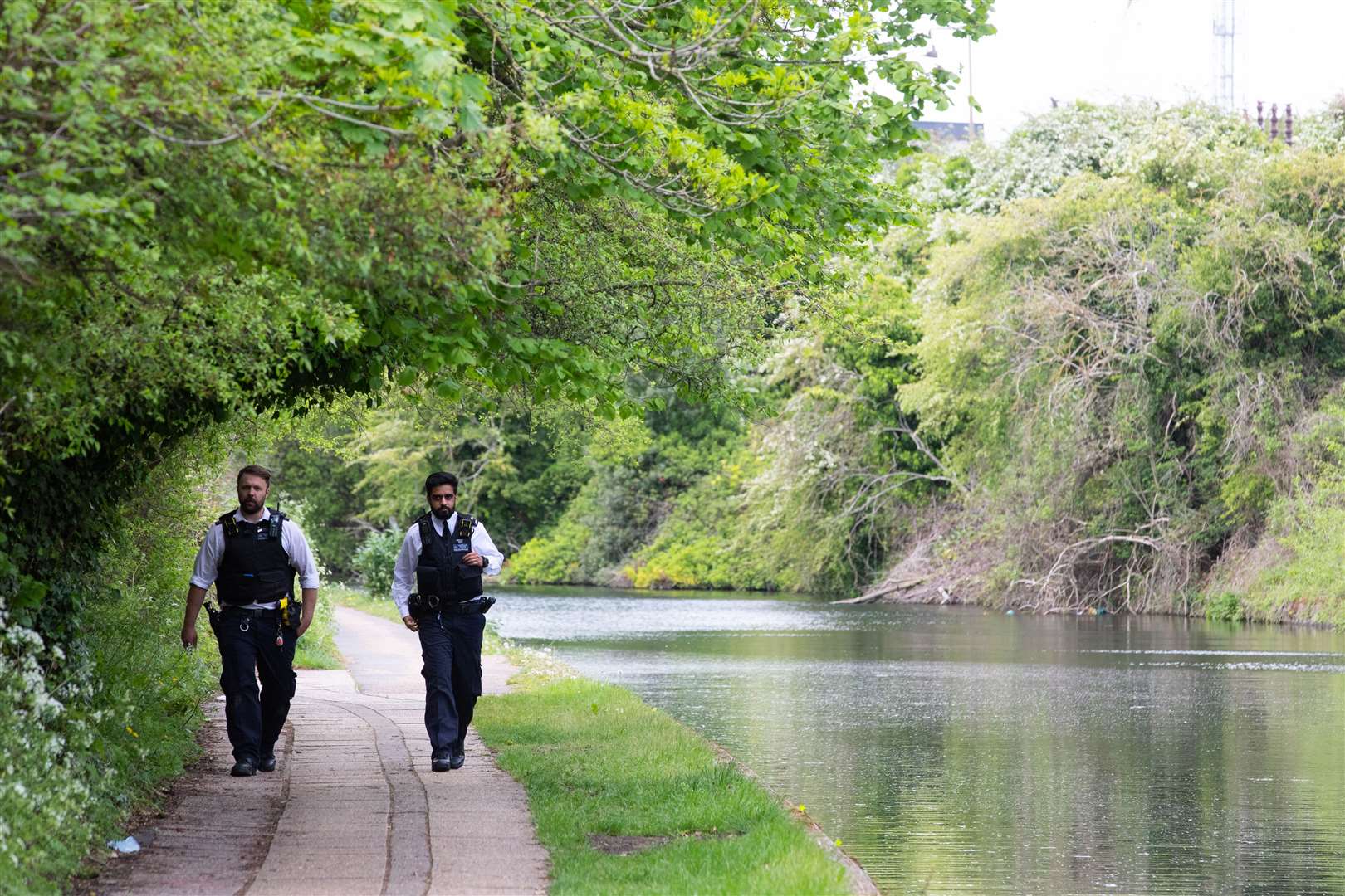 Police officers were called to the scene on Sunday afternoon (David Parry/PA)