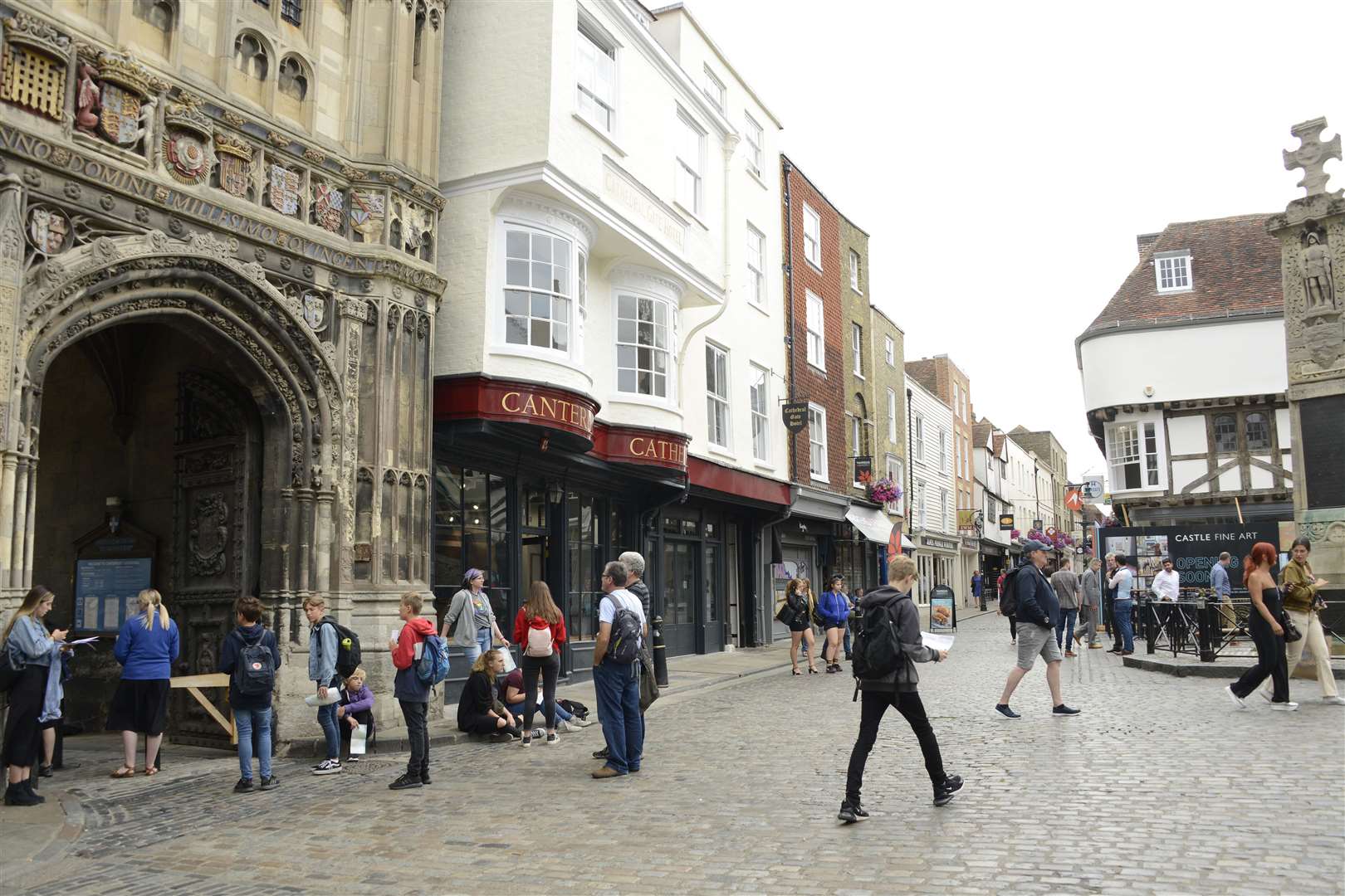 Canterbury Cathedral is yards from the proposed site