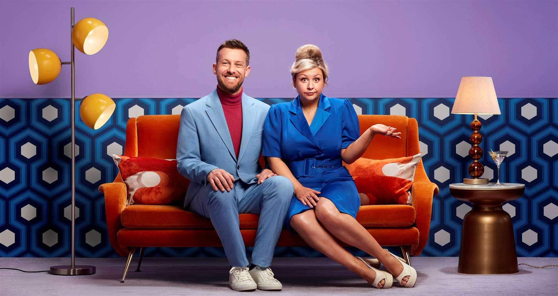 The couple have hosted two seasons of their own chat show, the Chris and Rosie Ramsey Show, off the back of their podcast. Picture: PA Photo/BBC/Simon Webb