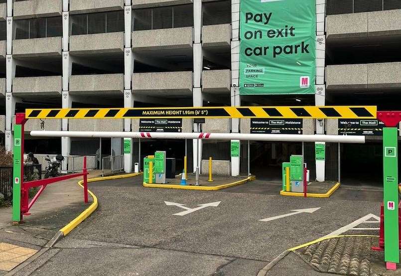 Parking at The Mall Maidstone goes digital