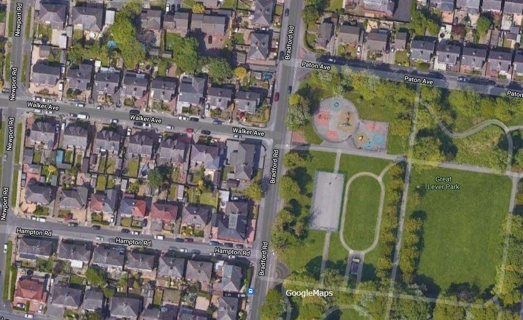 The stabbing happened in Walker Avenue in Bolton (GoogleMaps screengrab)