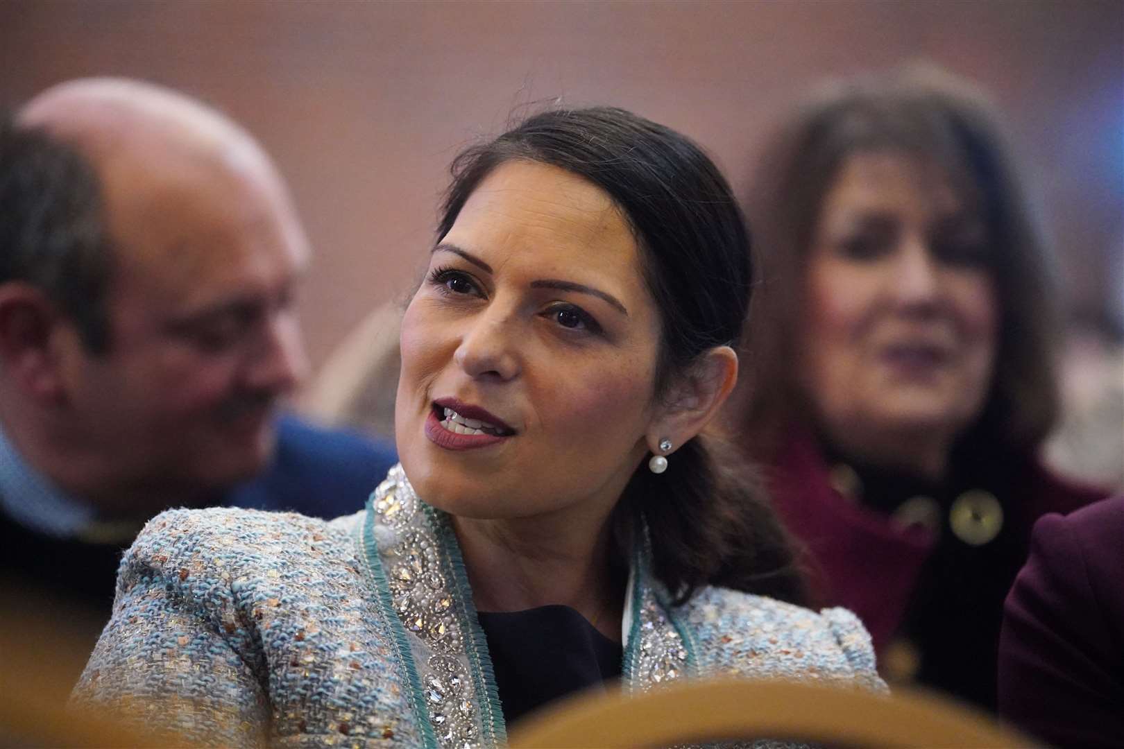 Shadow foreign secretary Dame Priti Patel sent the Prime Minister a joint letter with shadow justice secretary Robert Jenrick (Victoria Jones/PA)