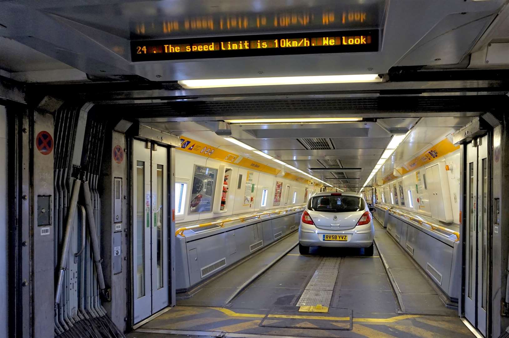 How the Eurotunnel passenger shuttles currently look