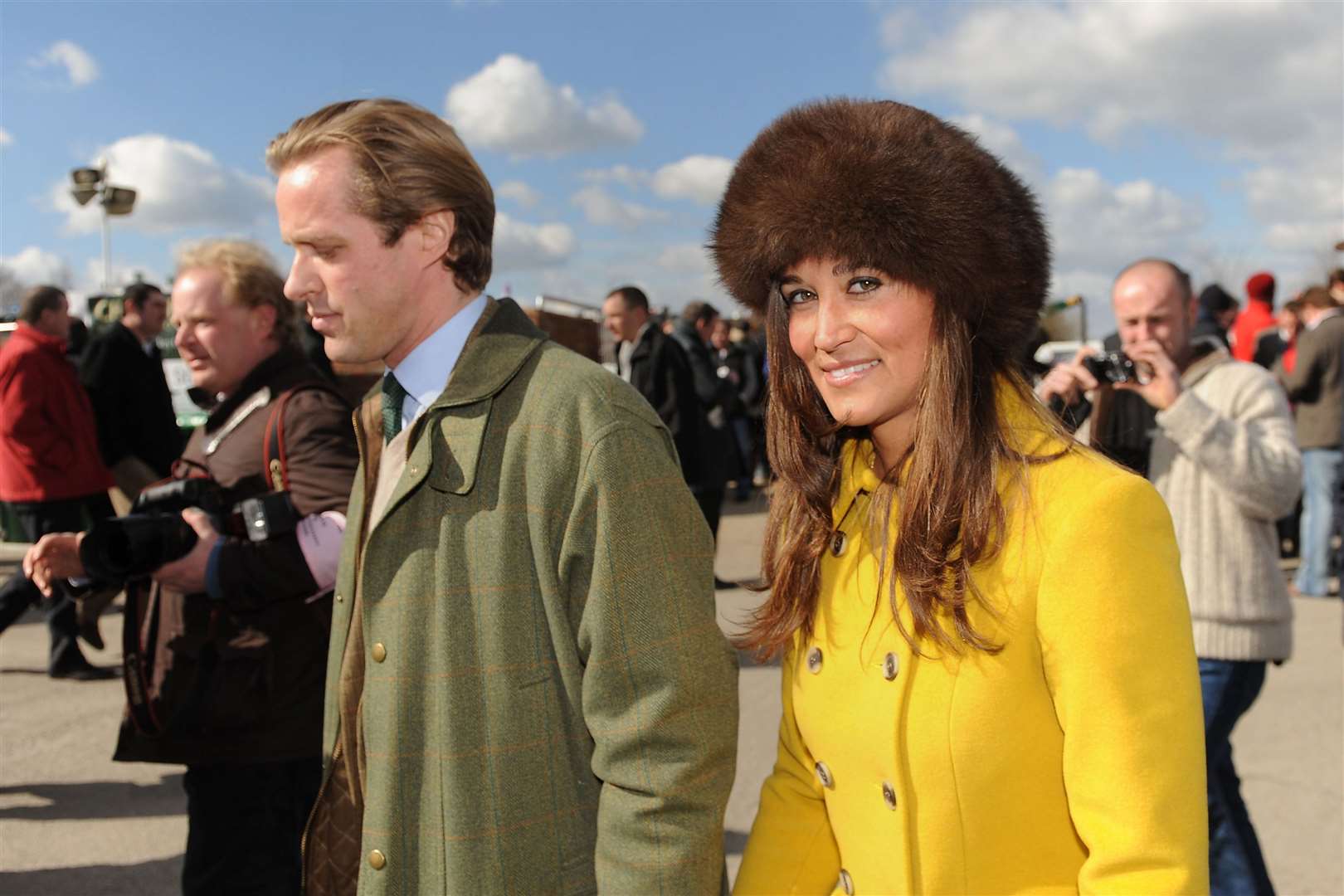 Tom Kingston and Pippa Middleton at Cheltenham Festival in 2013 (Joe Giddens/PA)