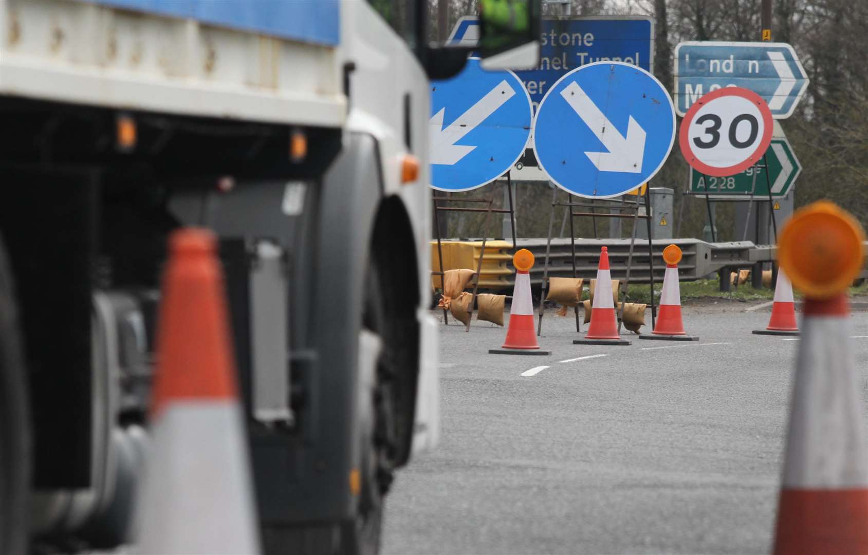 The M20 closures will run until mid-March