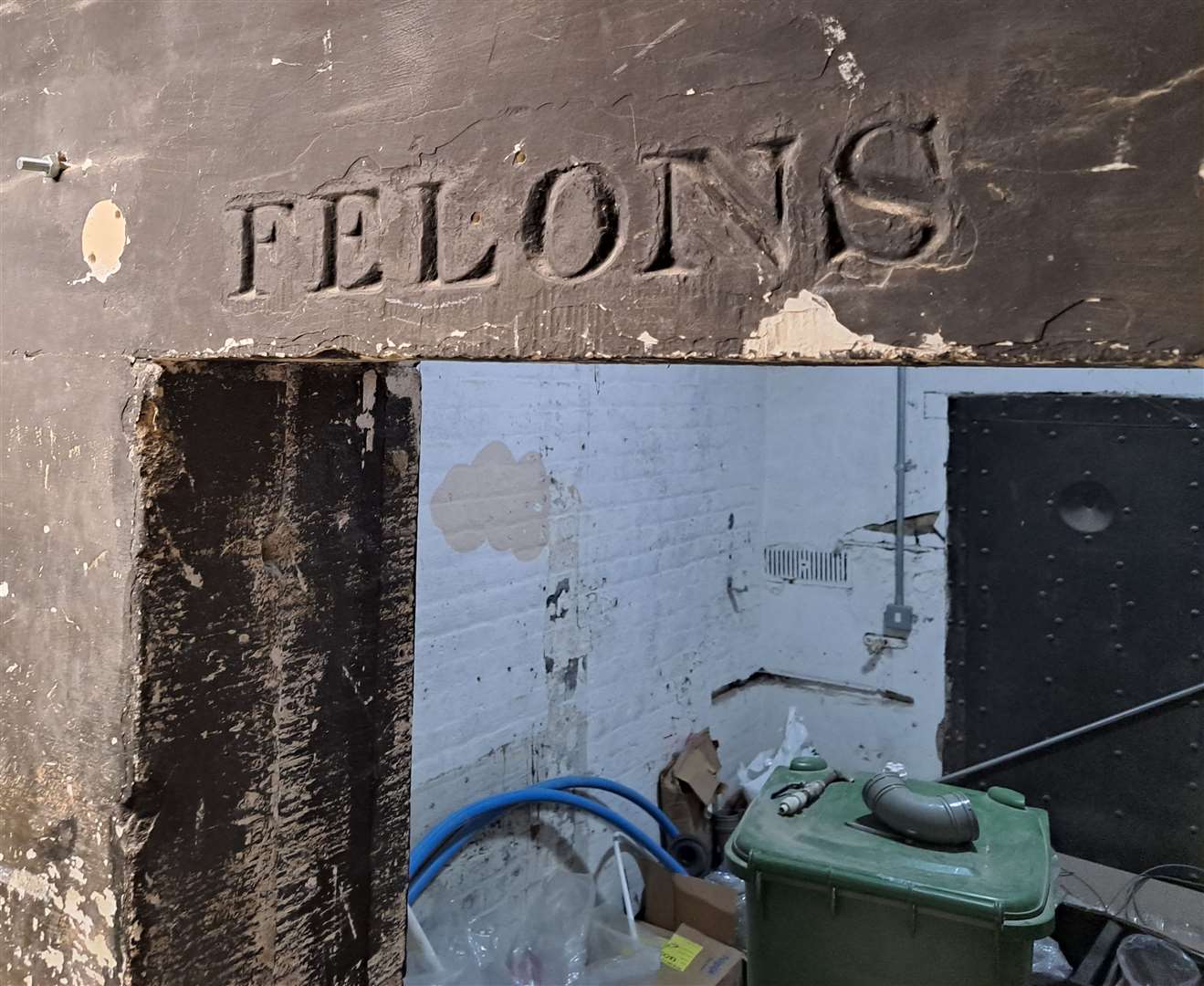 A Victorian cell at the Maison Dieu Gaol in Dover showing one of the categories of prisoner