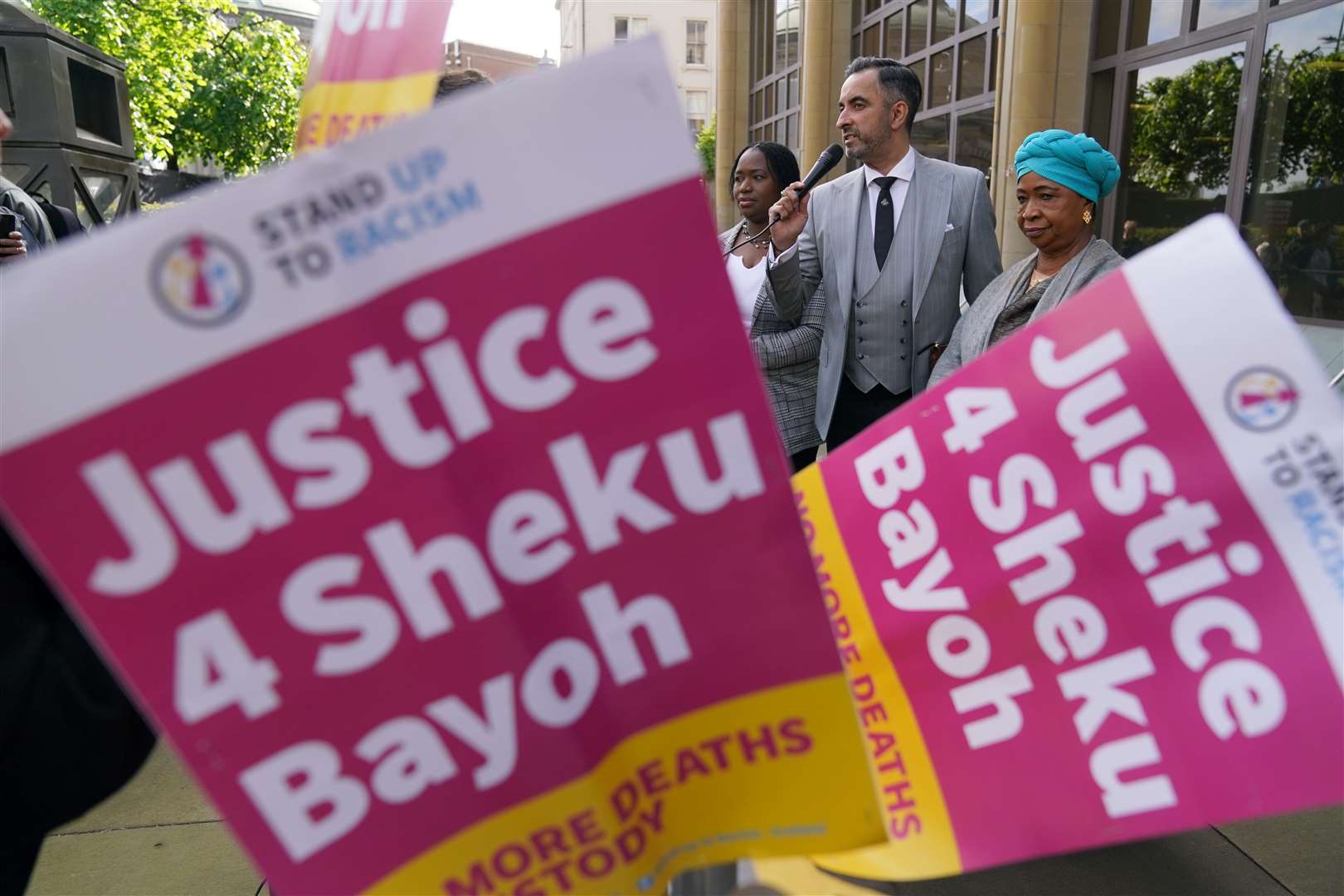 The inquiry into Sheku Bayoh’s death is taking place in Edinburgh (PA)